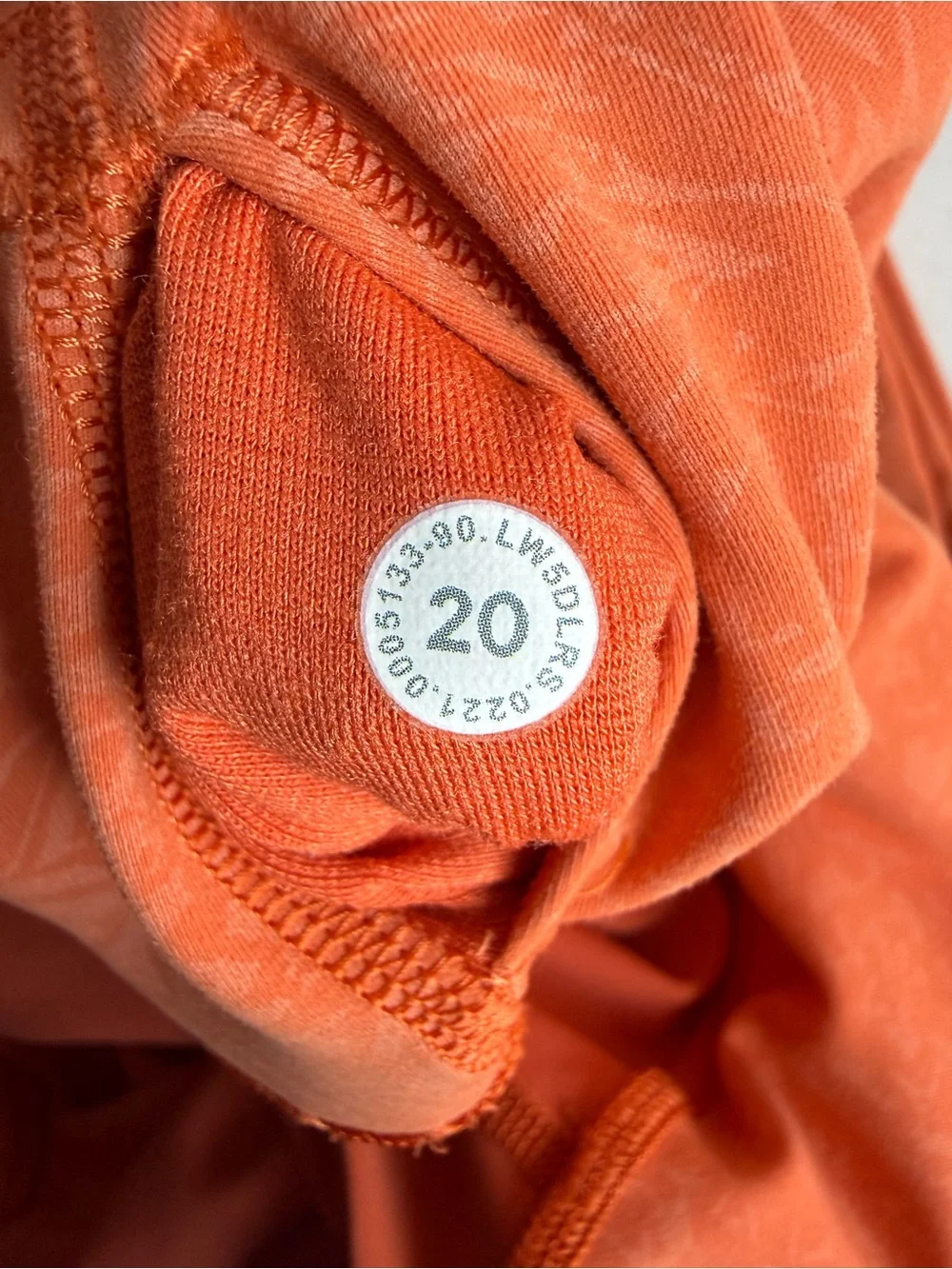 Lululemon Wunder Train High-Rise Tight 25” Crunch Warm Coral